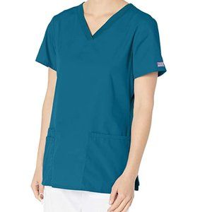 Cherokee Workwear Scrub Set Carribean Blue